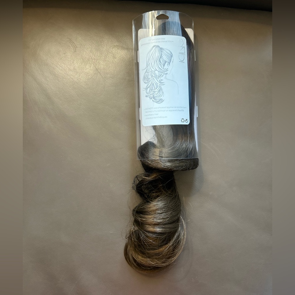 Luscious Brown 20” Ponytail Claw